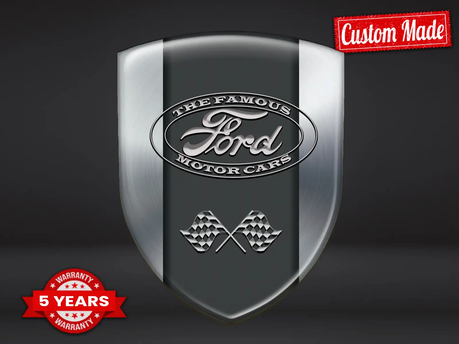 Ford Fensteraufkleber Premium Stern Hochwertig Auto